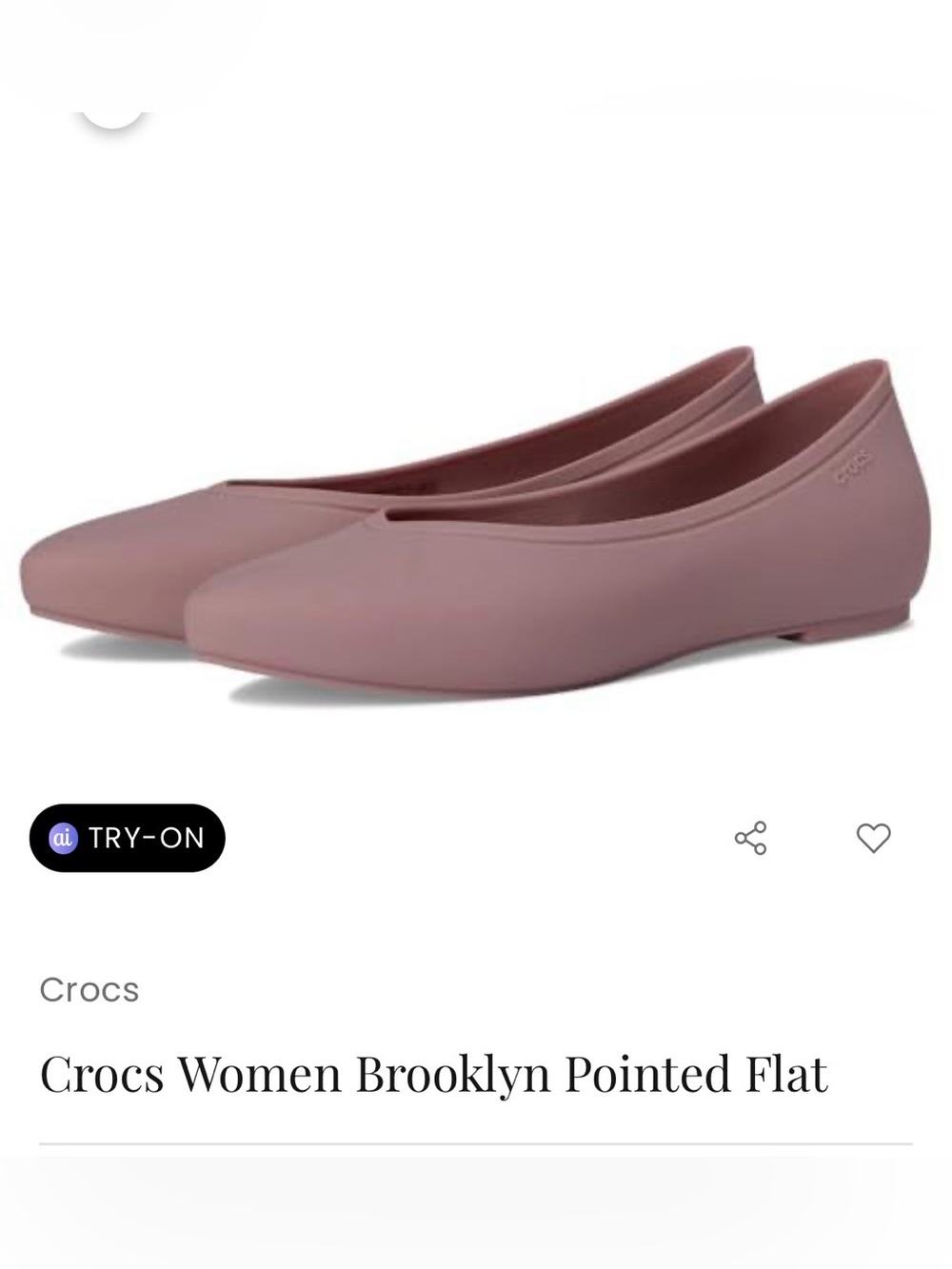 Women’s crocs Brooklyn pointed flats